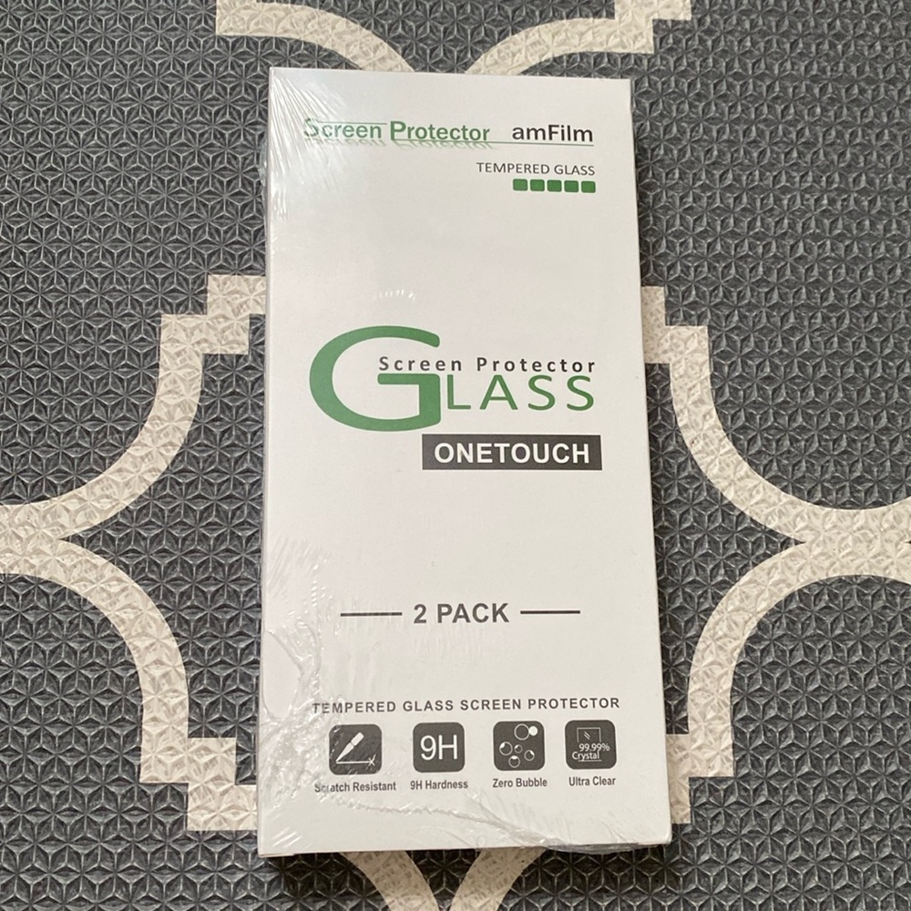 amFilm iPhone 15 Pro Max Screen Protector Tempered Glass & Camera Lens Protector